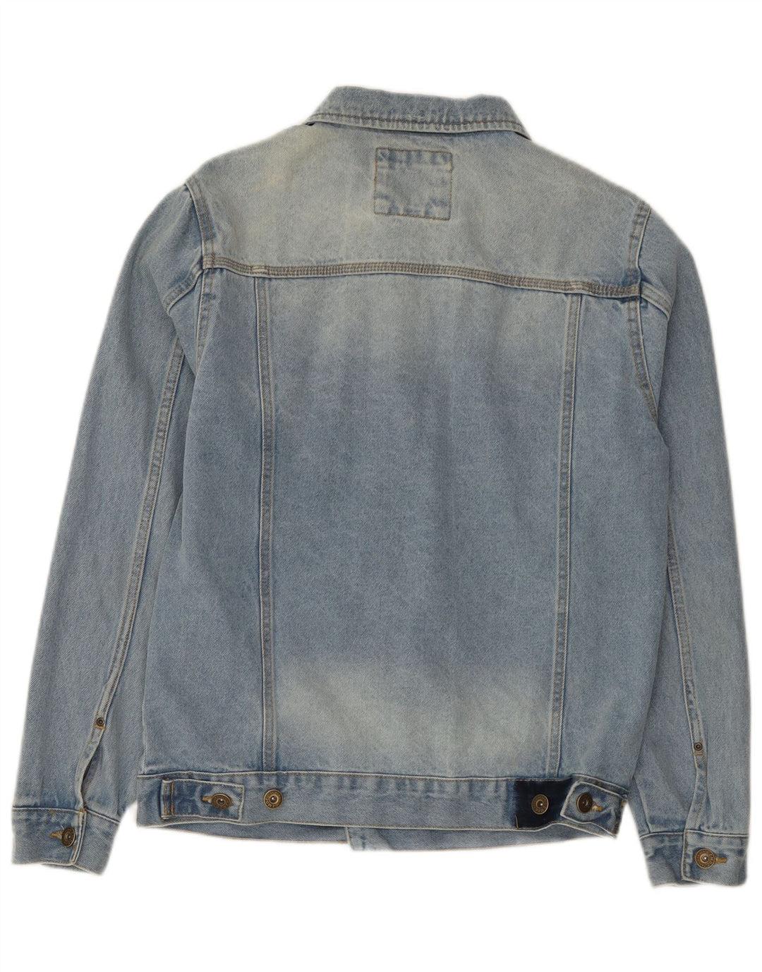 Giacca in denim da uomo ZARA UK 38 cotone blu medio