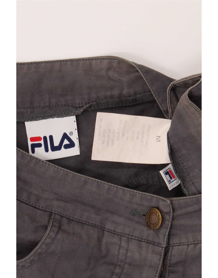 Pantaloncini cargo Fila da donna medi W28 in cotone grigio