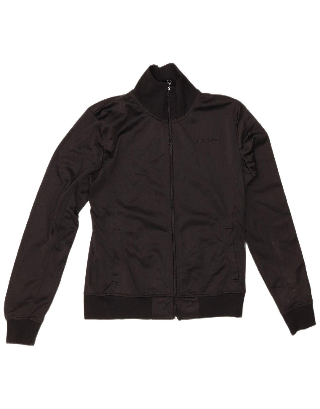 DIADORA Giacca da tuta da donna UK 14 Medium Nero Poliestere