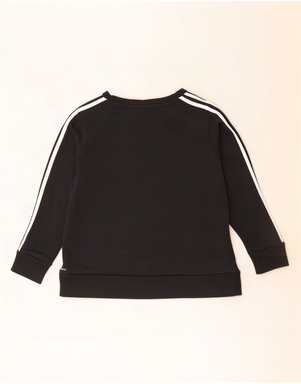 Felpa Adidas Climalite da donna UK 16/18 Large Nero Poliestere
