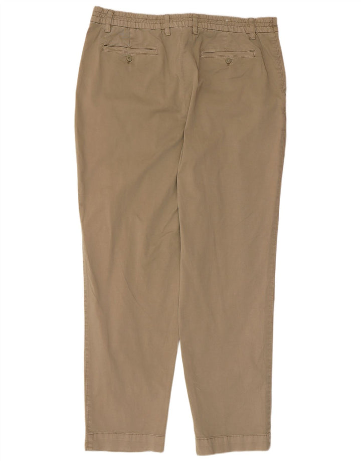Pantaloni Chino affusolati da Uomo ZARA 2XL W36 L31 Cotone Beige