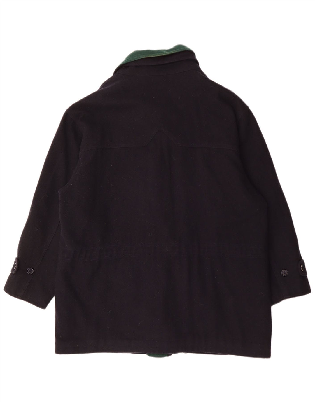 Cappotto da uomo VINTAGE UK 42 XL Lana blu navy