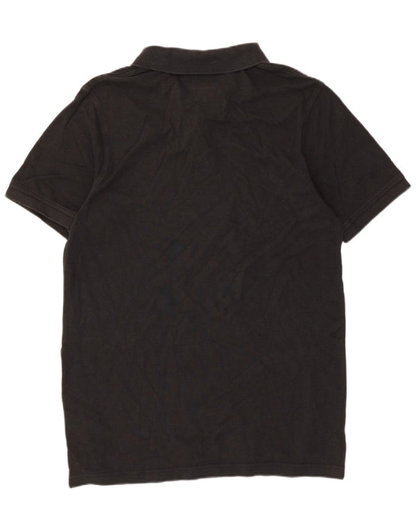 Polo slim fit da uomo Tommy Hilfiger XL in cotone nero