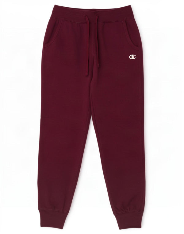 Pantaloni da tuta da donna Champion Joggers UK 10 Small Borgogna Cotone