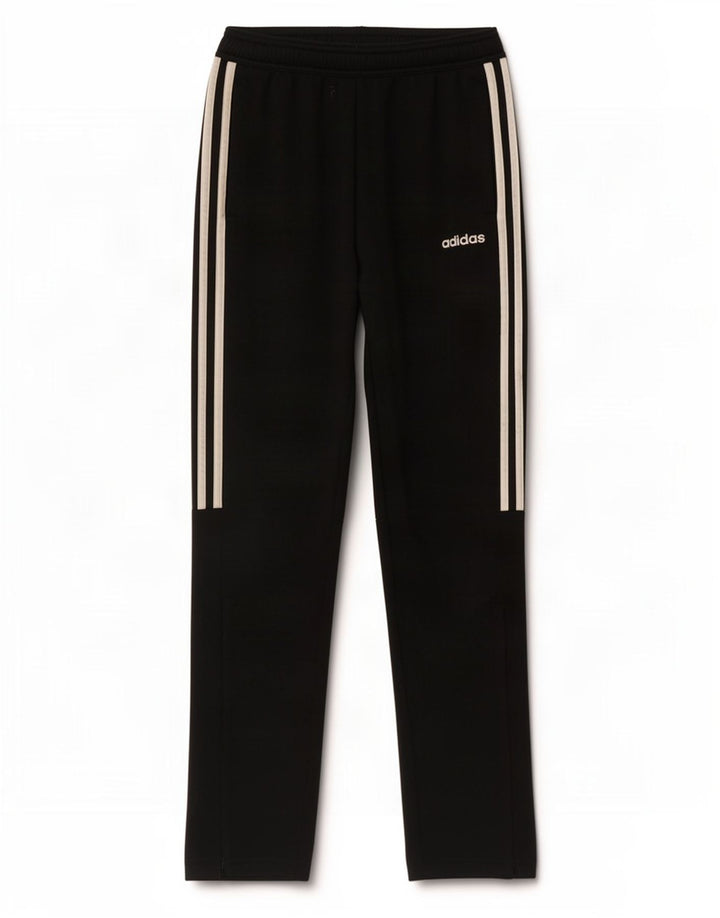 Pantaloni della tuta da ragazzo Adidas 13-14 anni in poliestere nero