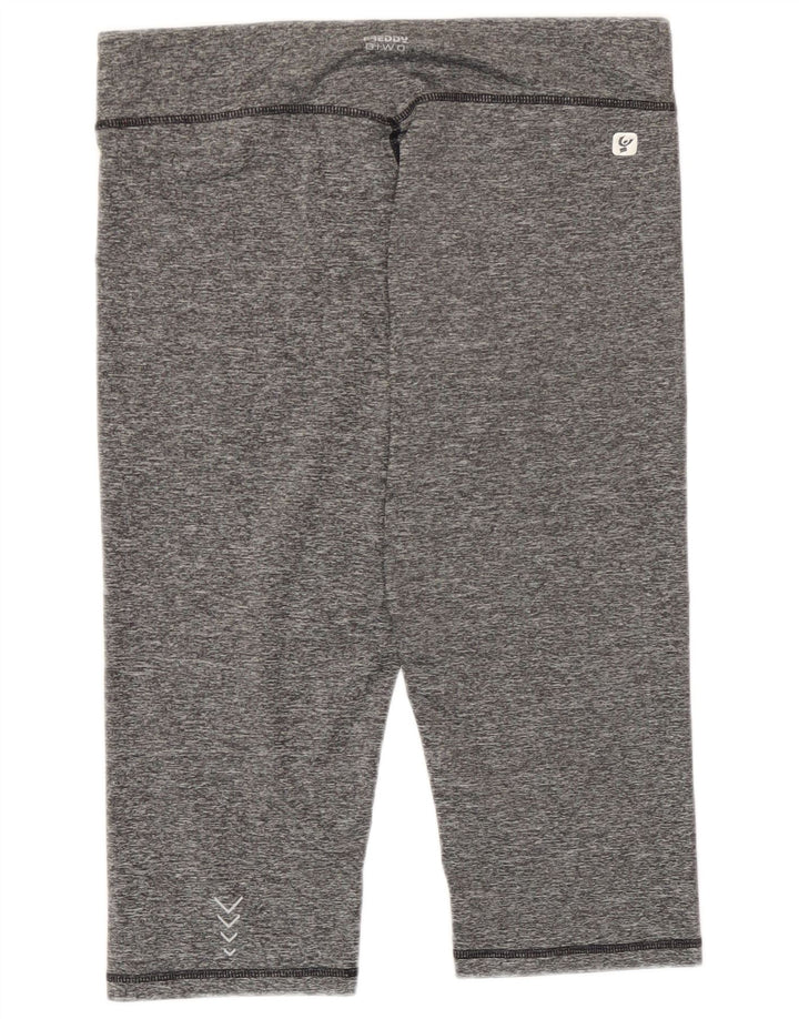 Pantaloni da tuta da donna Freddy Capri UK 14 Large Poliestere chiazzato grigio