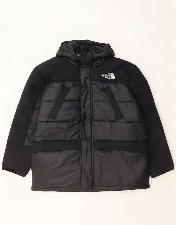 Giacca imbottita con cappuccio da uomo The North Face UK 44 2XL Nylon color block nero