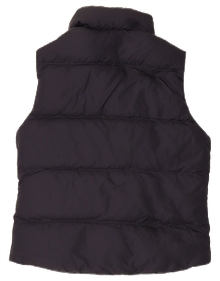 Gilet imbottito da donna Ralph Lauren UK 10 piccolo in nylon blu navy