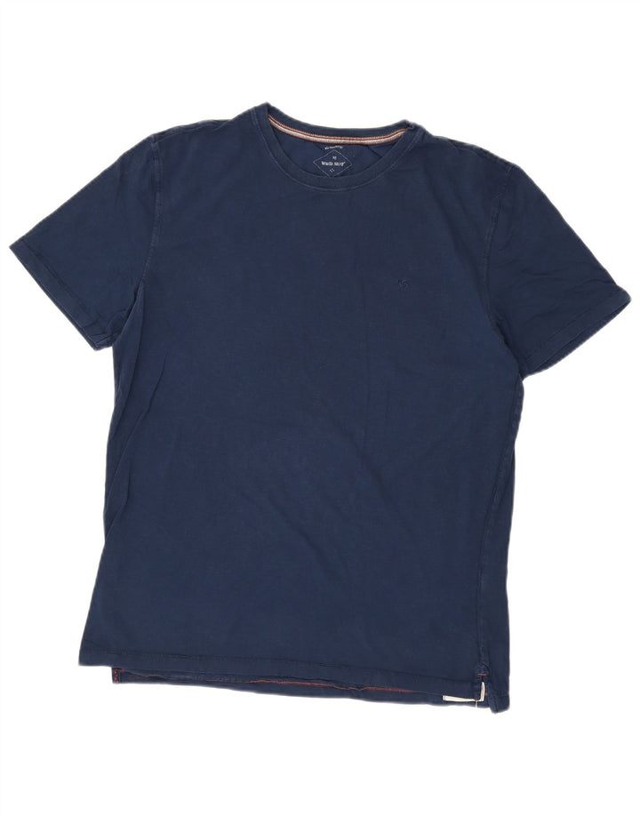 T-shirt da uomo White Stuff Top in cotone blu navy medio