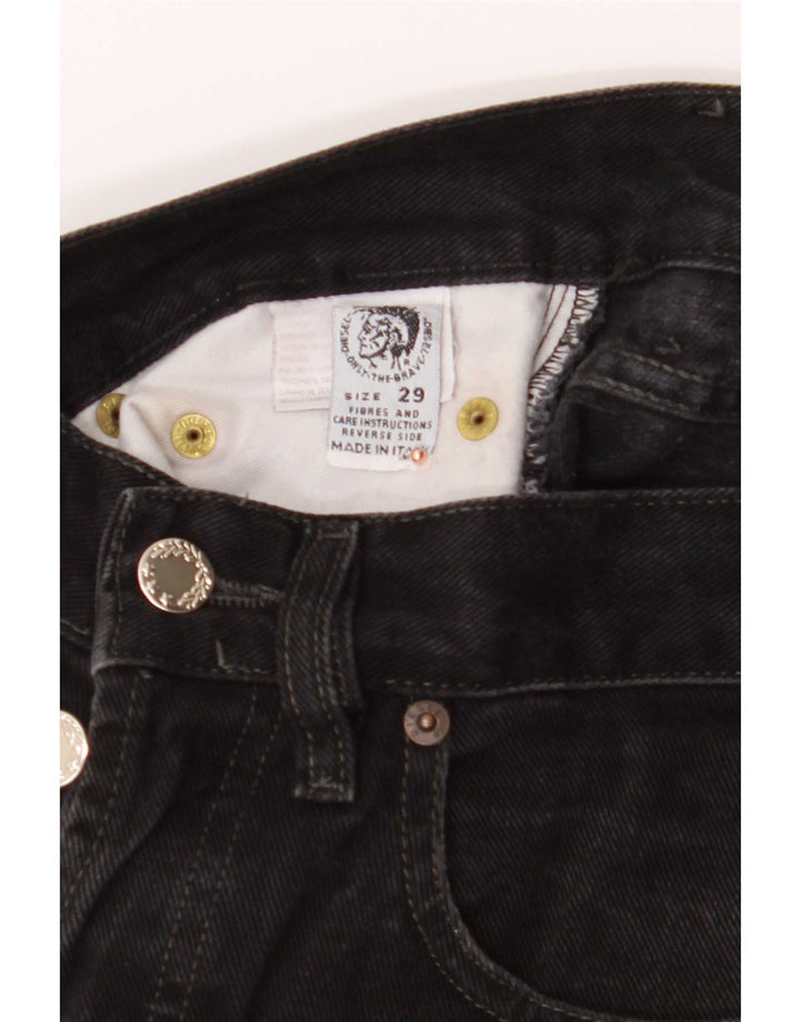 Jeans dritti da uomo Diesel Zathan W29 L32 cotone nero