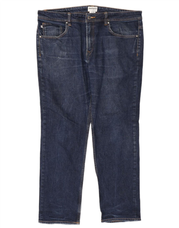 Jeans dritti da uomo Timberland W38 L32 cotone blu navy