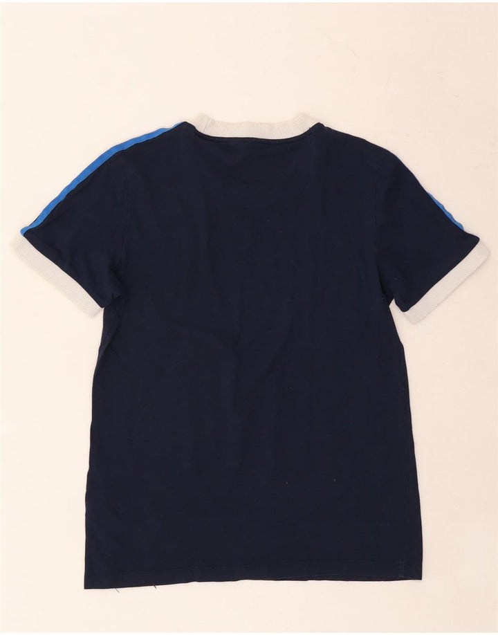 T-shirt da donna ADIDAS Top UK 10 piccola in cotone blu navy