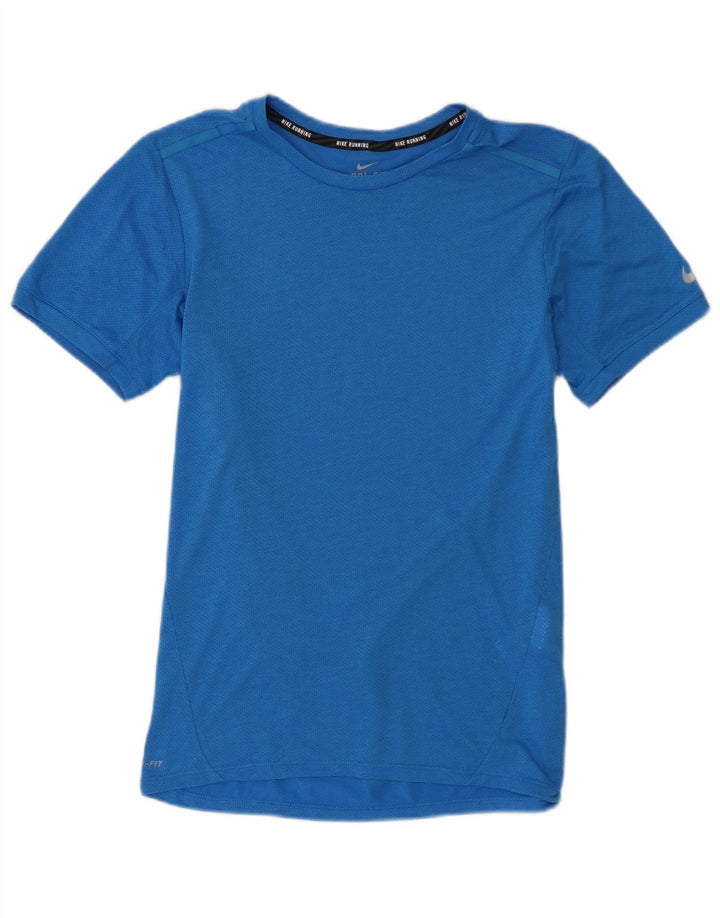 T-shirt Nike Dri Fit da uomo, piccola, in poliestere blu