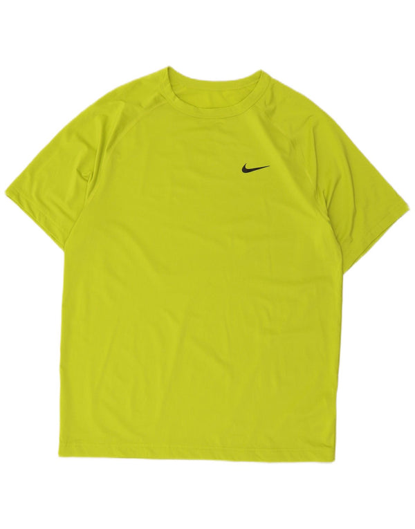 T-shirt Nike Dri Fit da uomo in poliestere verde medio