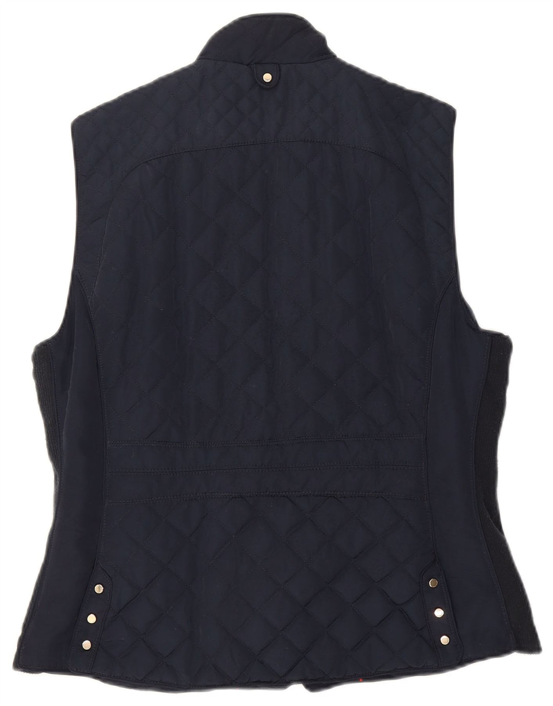 Gilet trapuntato da donna Zara UK 18 XL poliestere blu navy