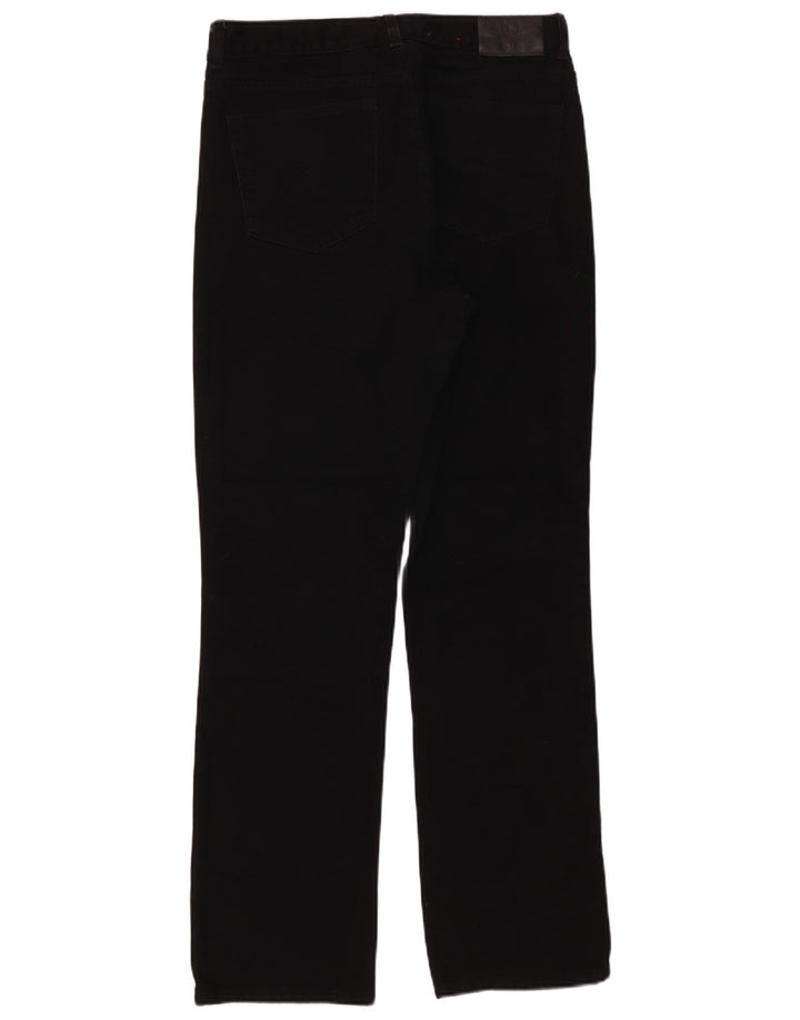 Jeans dritti da donna Ralph Lauren US 8 medi W30 L30 cotone nero classico