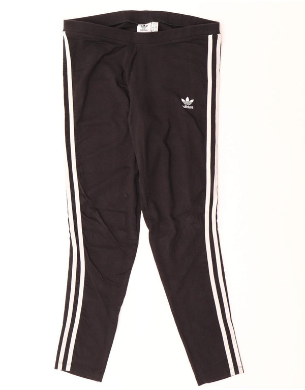 Leggings Adidas da donna UK 14 cotone medio nero