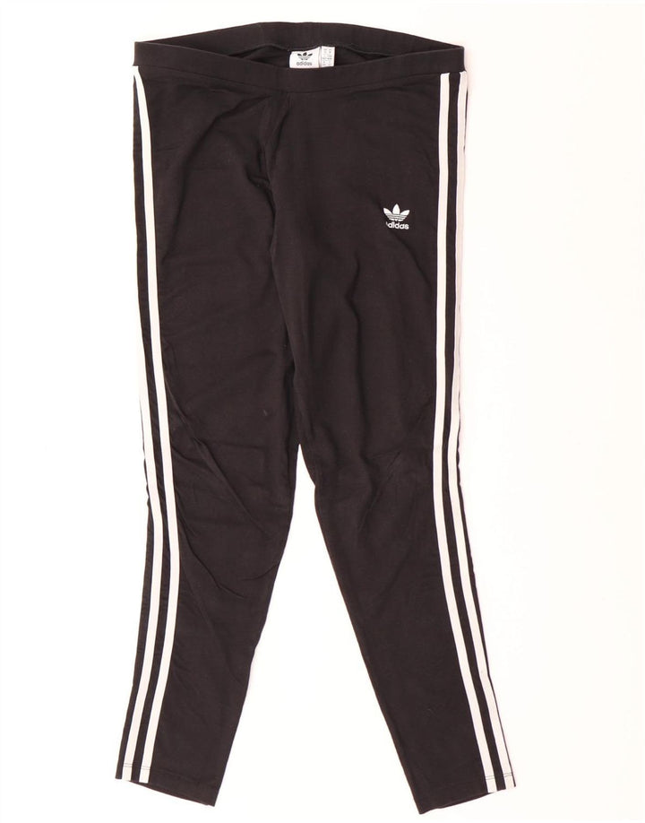 Leggings Adidas da donna UK 14 cotone medio nero