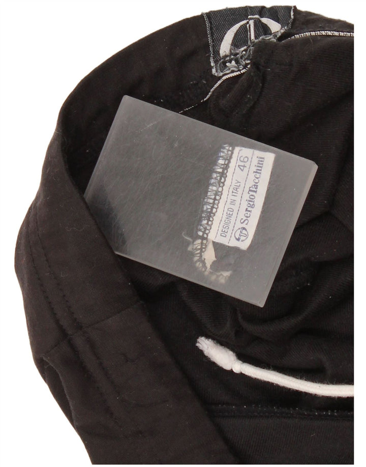 Pantaloni da tuta con grafica da uomo Sergio Tacchini IT 46 Small Nero