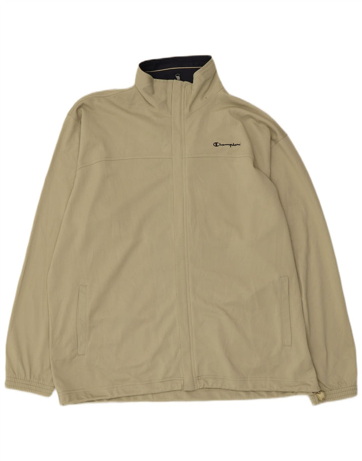 Giacca da tuta da uomo Champion, grande, verde, in poliestere