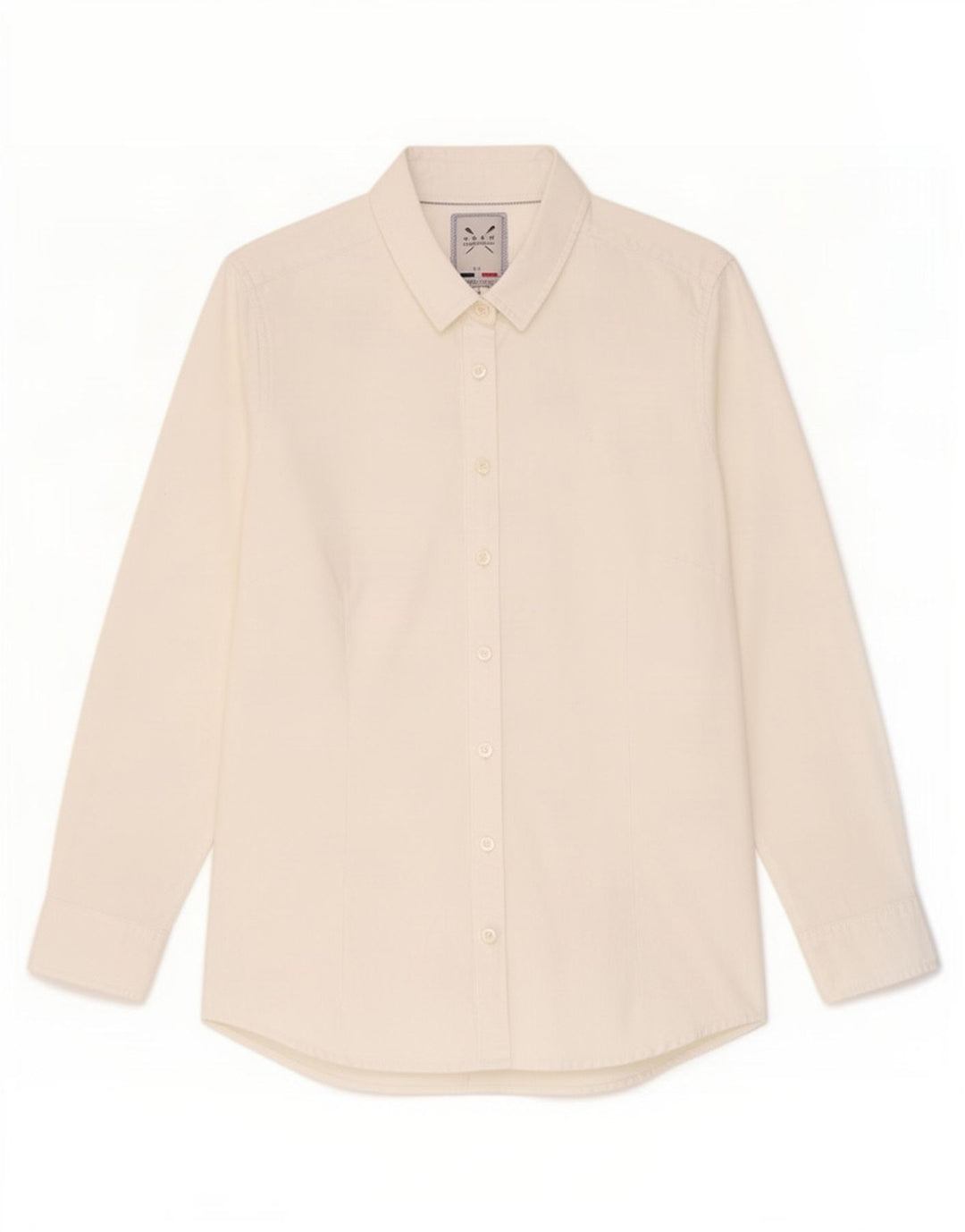 Crew Clothing Camicia da donna UK 12 Cotone bianco medio