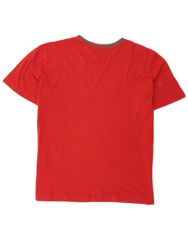 T-shirt grafica da donna Trussardi Top UK 18 XL Colorblock rosso