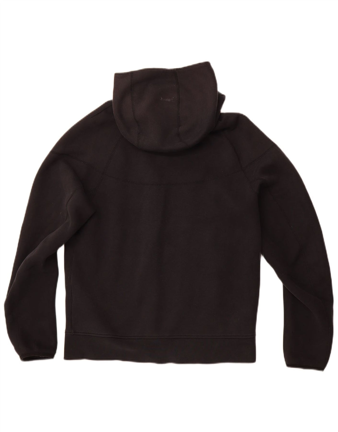 Felpa con cappuccio e zip Nike da uomo in cotone nero medio