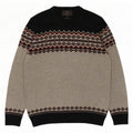 Maglione maglione girocollo da uomo Marks & Spencer grigio medio Fair Isle