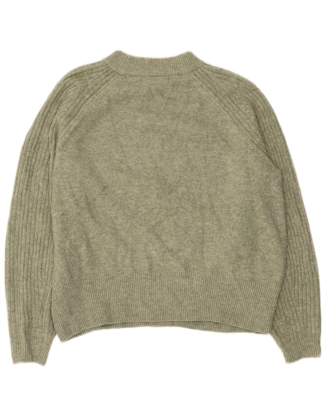 Maglione maglione a collo alto da donna Marks & Spencer UK 14 Verde medio