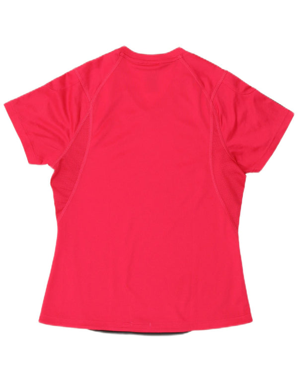 T-shirt ADIDAS da donna Climacool UK 12 poliestere rosa medio