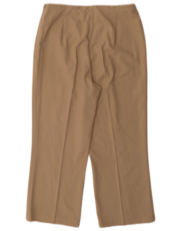 Pantaloni corti dritti da donna Marks & Spencer UK 14 Medium W30 L25 Beige