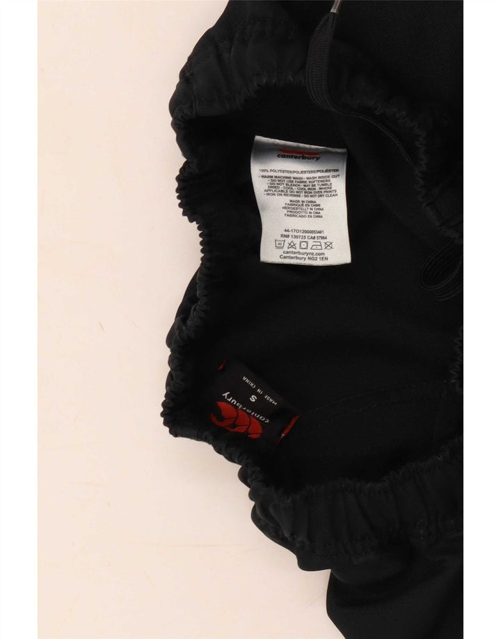 Pantaloncini sportivi da uomo Canterbury piccoli in poliestere nero