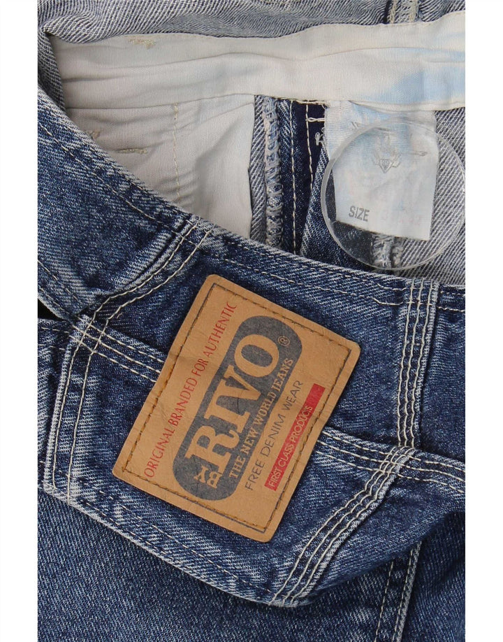 Salopette da donna vintage Jeans W31 L29 in cotone blu