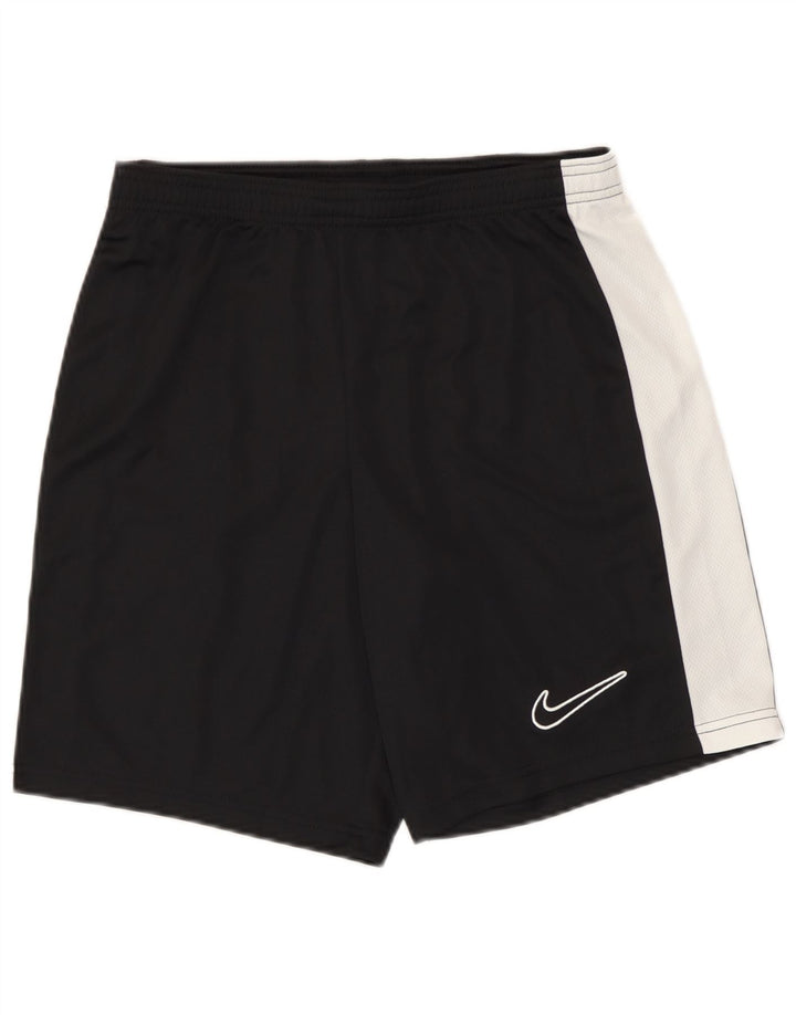 Pantaloncini sportivi Nike Dri Fit Slim Fit da uomo, piccoli, in poliestere color block nero