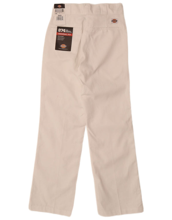 DIESEL Mens 874 Original Fit Straight Chino Trousers W28 L30 White Cotton