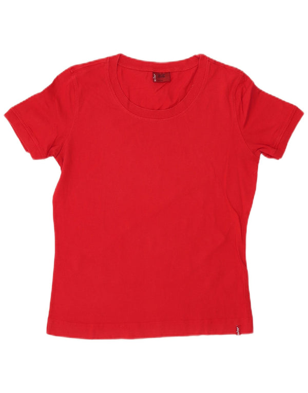 T-shirt da donna LEVI'S UK 12 medio rosso cotone