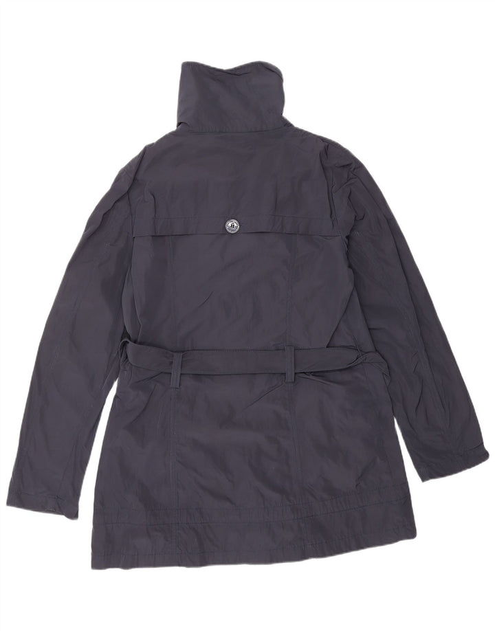 Trench da donna ARMANI JEANS US 6 medio poliestere blu navy