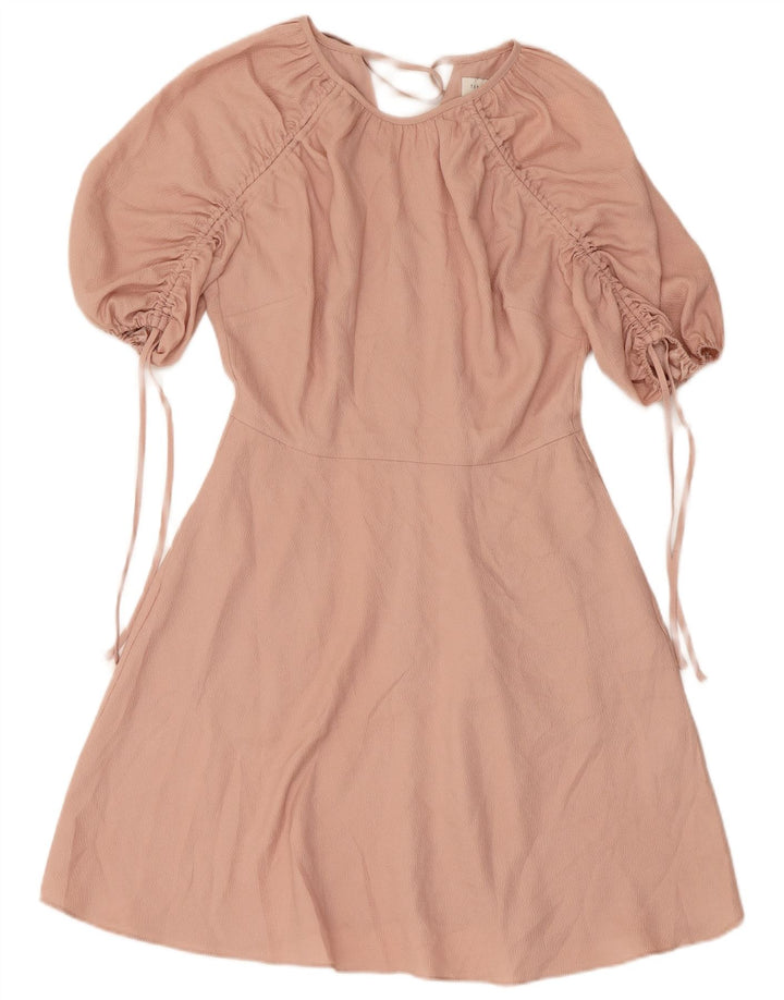 Abito a trapezio da donna Ted Baker taglia 1 XS poliestere rosa