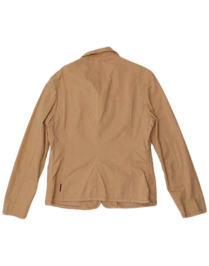Moncler Donna Giacca Blazer Oversize a 3 Bottoni US 4 Small Cotone Beige