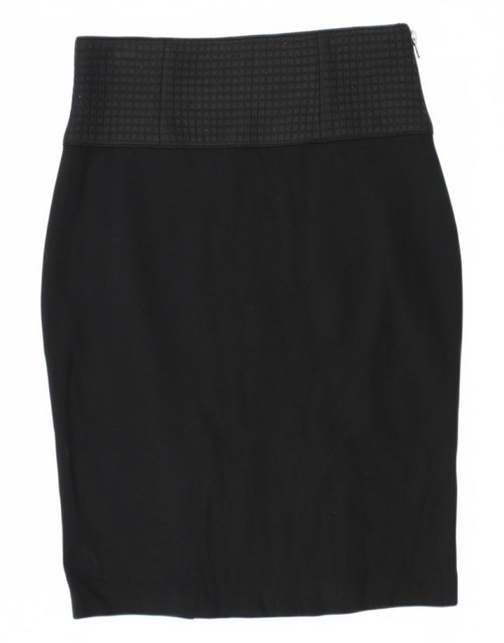 Gonna a tubino da donna Pinko UK 12 media W28 viscosa nera