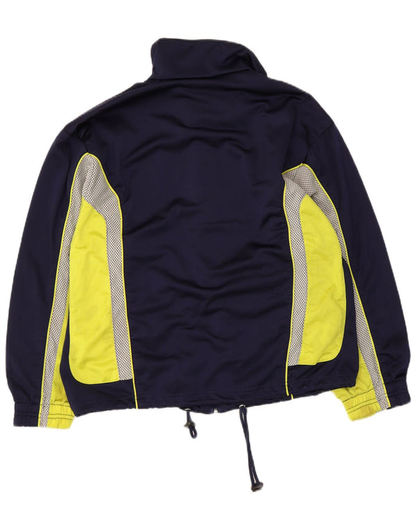 Giacca da tuta da uomo Diadora UK 32 2XS Poliestere color block blu navy