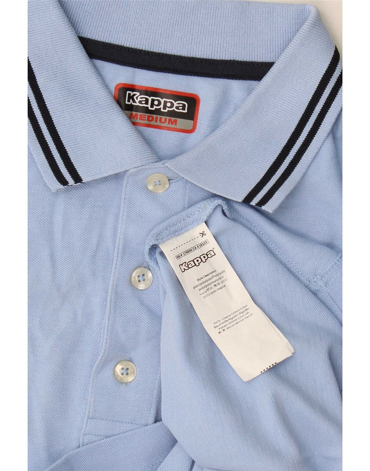 Polo Kappa Uomo Blu Medio in cotone