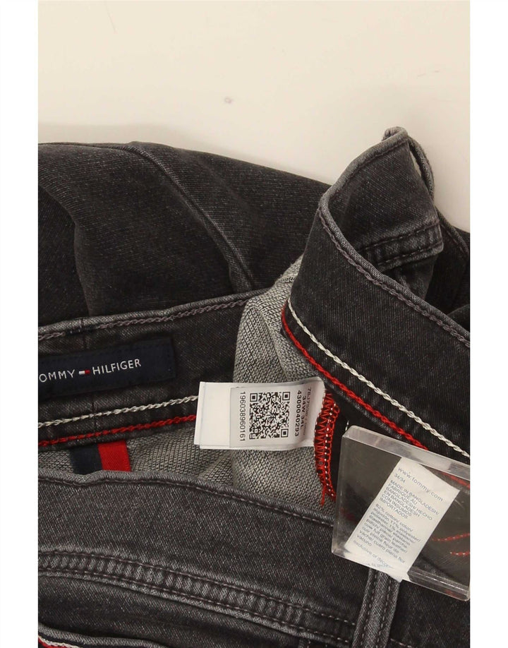 Jeans slim da uomo Tommy Hilfiger W34 L34 cotone grigio