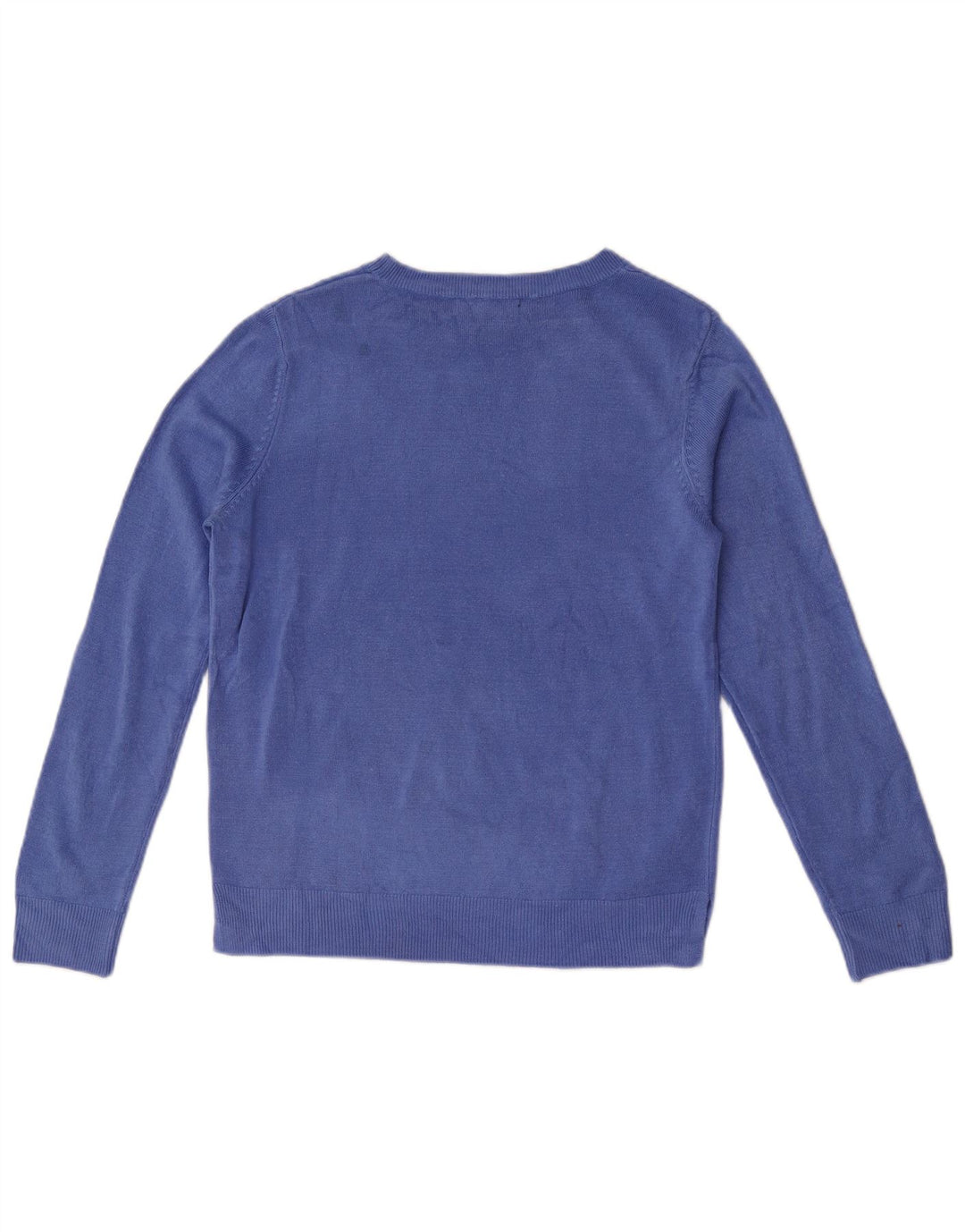 Maglione maglione con scollo a barca da donna Marks & Spencer UK 12 Blu medio