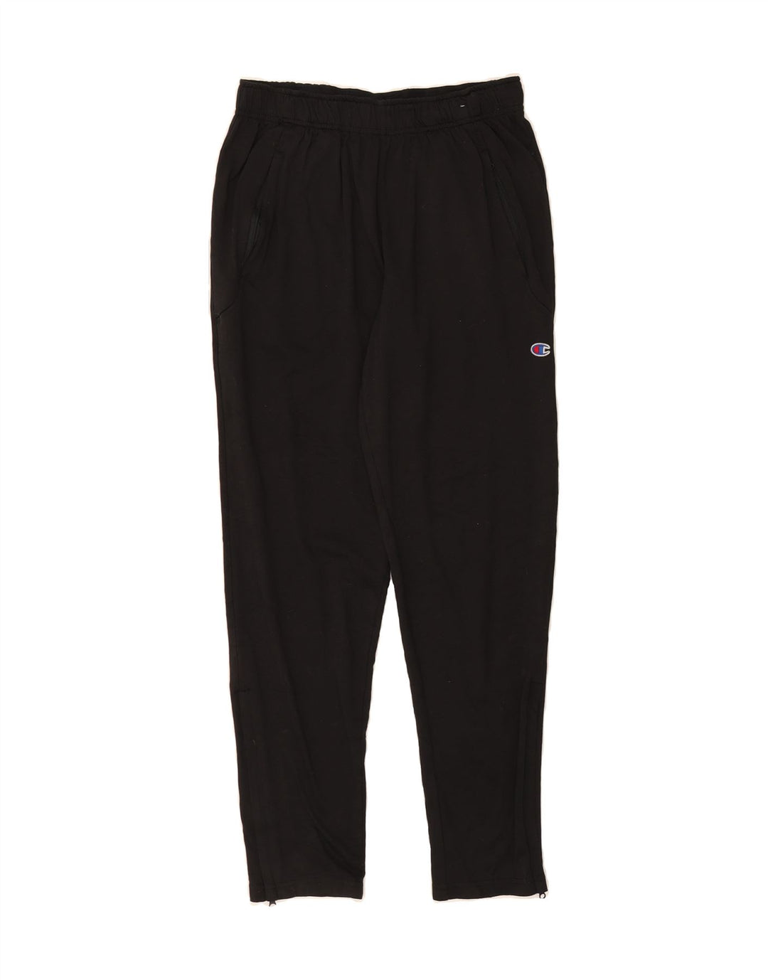 CHAMPION Mens Tracksuit Trousers Small Black Polyester Vintage Champion and Second-Hand Champion from Messina Hembry 