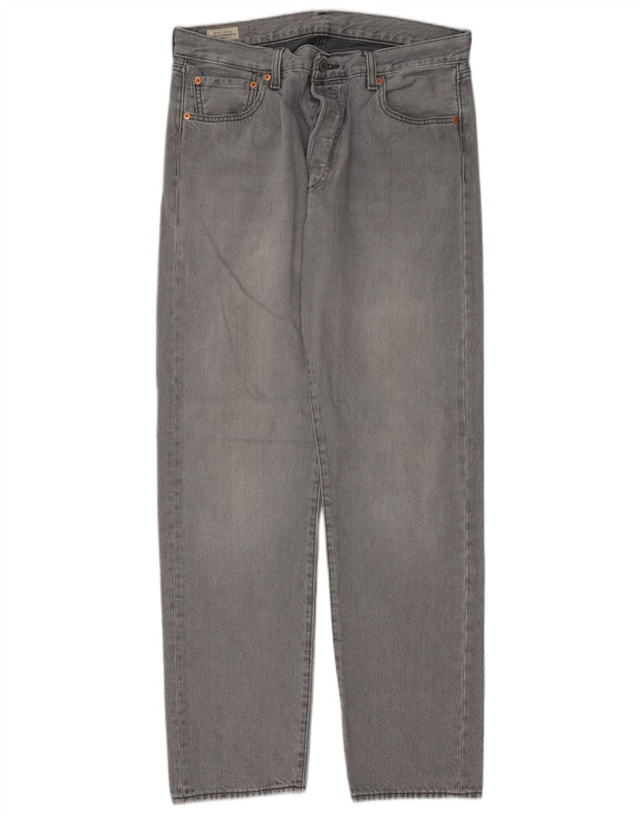 Levi's Uomo 501 Jeans dritti W34 L32 Cotone grigio