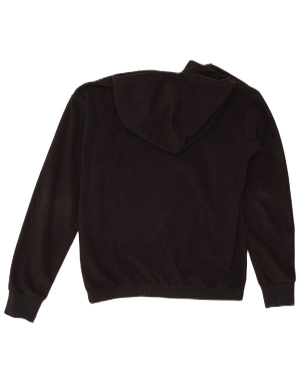 Maglione in pile con cappuccio grafico per ragazze Champion 13-14 anni XL poliestere nero