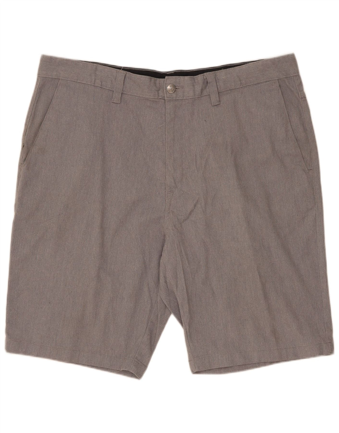 Pantaloncini chino da uomo Volcom W38 XL in cotone grigio