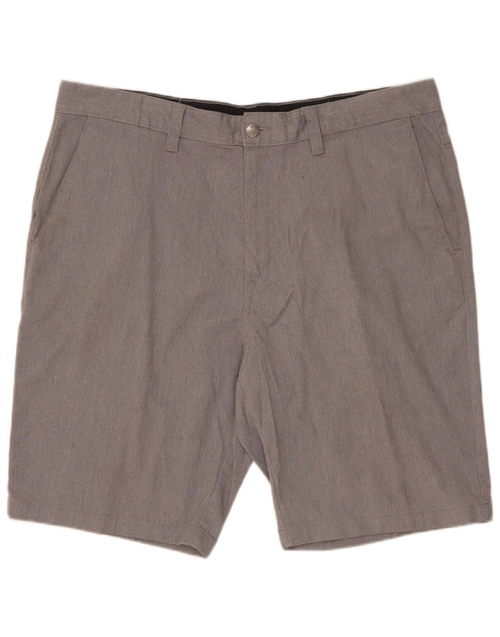 Pantaloncini chino da uomo Volcom W38 XL in cotone grigio
