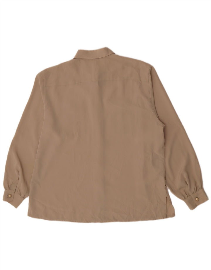 Camicetta camicia oversize da donna Michele Boyard IT 42 Poliestere kaki medio